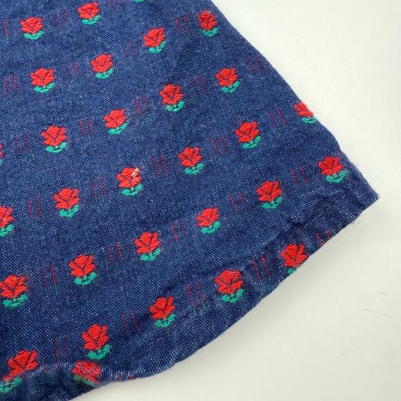 OshKosh Vintage Denim Floral Jumper Dress - Picture 2 of 11
